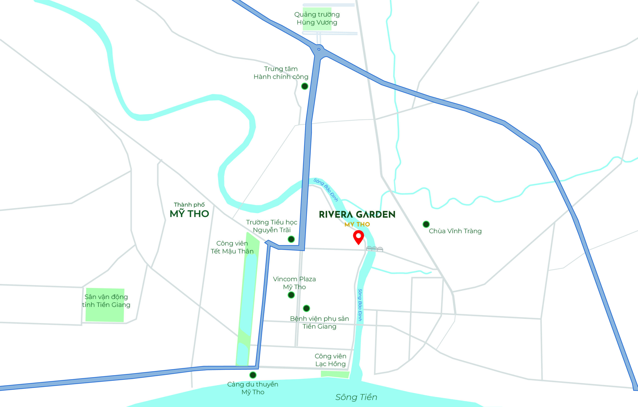 ĐIỂM ĐẾN AN CƯ GIỮA TÂM ĐIỂM KẾT NỐI