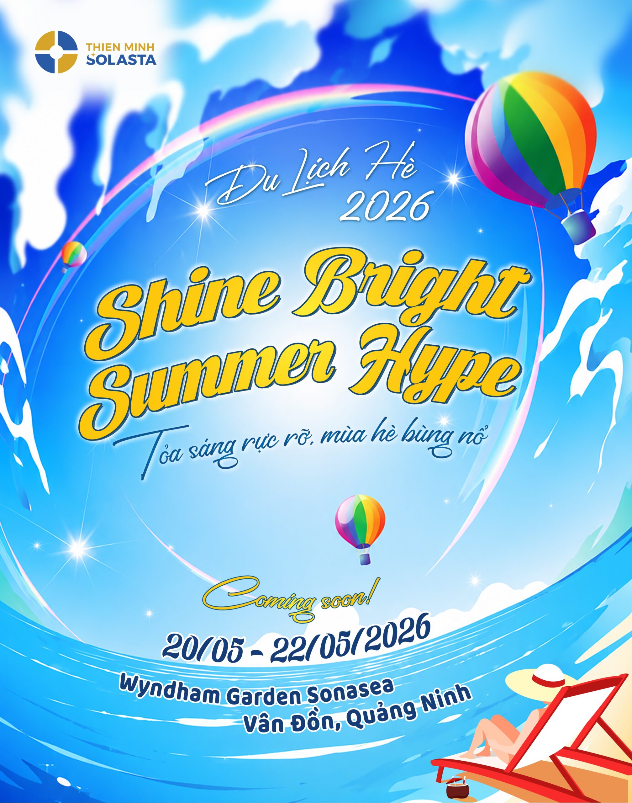 Du lịch hè – Team Building 2026: SHINE BRIGHT, SUMMER HYPE